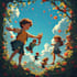 children book cover and children book illustrations