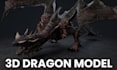 do 3d dragon model 3d animal model 3d monster model rigging and animation