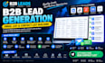 do targeted b2b lead generation, email list and contact list building