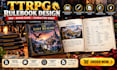 design ttrpg rulebook layout board game character sheet pdf formatting