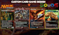 create custom mtg card, tcg card, edh and mtg playmat