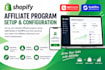 setup shopify affiliate marketing program uppromote goaffpro