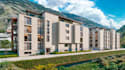 urban city aerial render, optimize building layout, landscape master planning