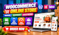 build a professional woocommerce ecommerce website for your online store