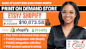 setup shopify print on demand etsy print on demand etsy shopify on printify