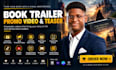create a cinematic book trailer, book promo video and book teaser
