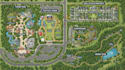 design custom theme park, amusement park, zoo map and wayfinding maps