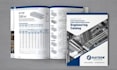 design b2b manufacturing booklet, industrial engineering equipment brochure