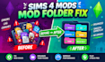 fix and organize your sims 4 mods folder