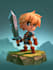 draw 2d game character illustration