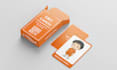design tuck box, card game packaging, 3d box mockup, print ready box dieline