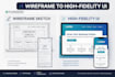 create a high converting landing page UI design in figma