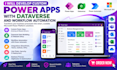 develop custom power apps with dataverse and workflow automation