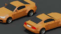 create low poly 3d car models for games and animation