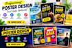 design a professional poster in canva
