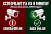remotely fix your offline cctv camera, dvr or nvr