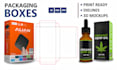 design custom packaging box with print ready dieline