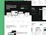 design saas website landing page UI UX