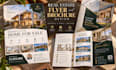 design real estate flyer, brochure and property listing flyer