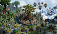 create a custom minecraft fantasy map, adventure world and medieval kingdom