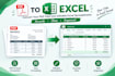 convert pdf to excel with accurate data entry