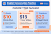 be your  english practice partner for chat and video calls