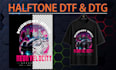 convert your design to halftone dtf dtg print ready file