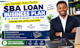 prepare sba loan business plan 7a eidl microloan cdc 504 financing applications
