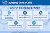 write nursing care plans, case studies and medical research