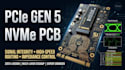 design pcle gen 5 nvme adapter pcb with signal integrity optimization