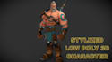 create, rig and animate retro ps1 ps2 psx low poly 3d characters