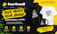 create a fourthwall website and print on demand store for creators