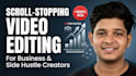 edit engaging videos for business and side hustle creators