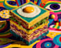 draw food pop art illustration