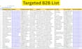 do niche targeted email list, b2b leads for email marketing