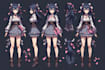 draw anime character sheet reference design