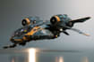 design a futuristic sci fi spaceship or spacecraft
