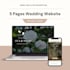 create wedding website editable canva template with rsvp