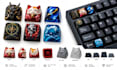 design custom artisan keycaps, mechanical keyboard keycaps and 3d models