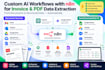 automate invoice and PDF data extraction with n8n and ai