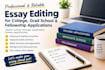 edit college application, grad school, and fellowship essays within 24 hours