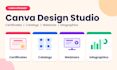 build canva webinar, canva slides, canva training, canva visuals