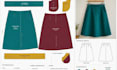 create digital sewing pattern, pattern making, clothing patterns in PDF and dxf