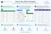 do data entry, typing, and excel work