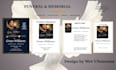 design funeral flyer, funeral program, obituary program, memorial card,