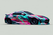 attractive car wrap design and vehicle wrap design