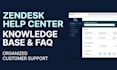 set up zendesk help center knowledge base and faq