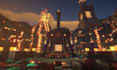 build a themed minecraft castle, temple or outpost