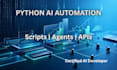 build python ai automation scripts, agents, and workflows