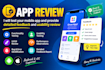 test your mobile app and provide detailed feedback and usability review